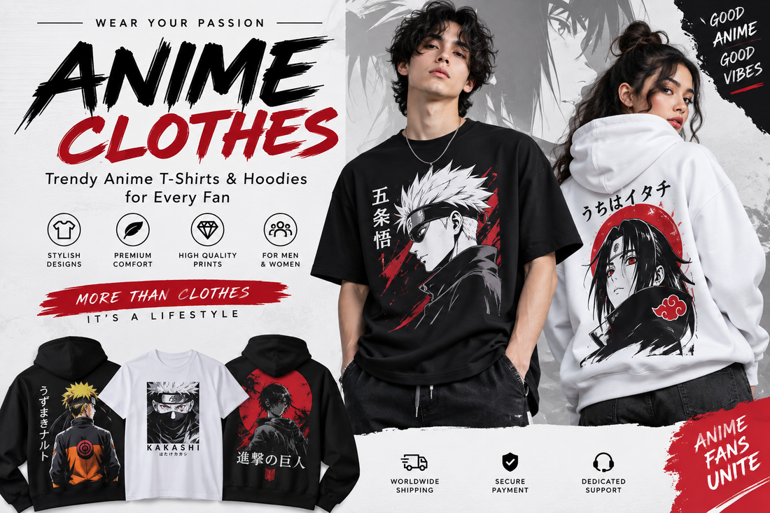 Anime Clothes: Trendy Anime T-Shirts & Hoodies for Fans