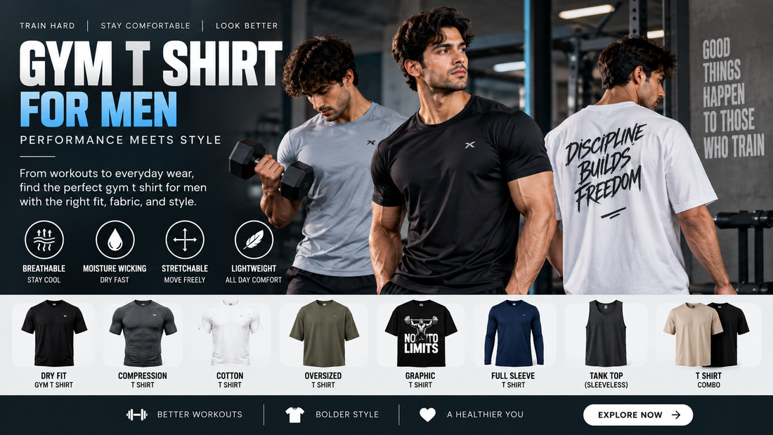 Gym T Shirt for Men: How to Choose the Perfect Workout T Shirt